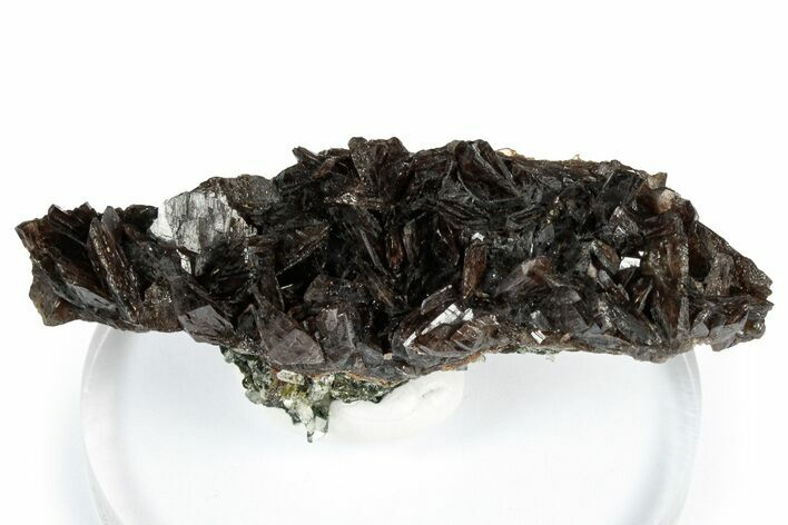 Sharp Axinite Crystal Cluster - Peru #347926